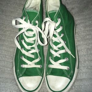 Green Converse Chuck Taylors